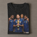 Brasil Football Style Vintage Tee