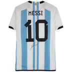 Lionel Messi Argentina National Team Fanatics Authentic Autographed 2022-23 Home Jersey