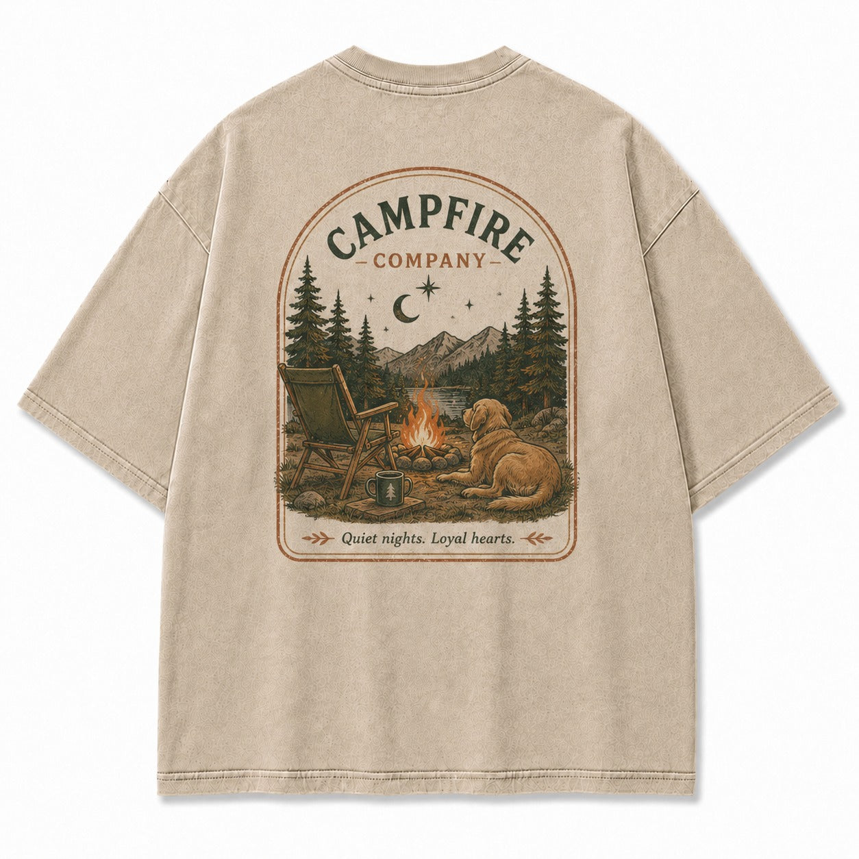 Campfire Company Dog Washed T-Shirt