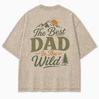 The Best Dad In The Wild Washed T-Shirt