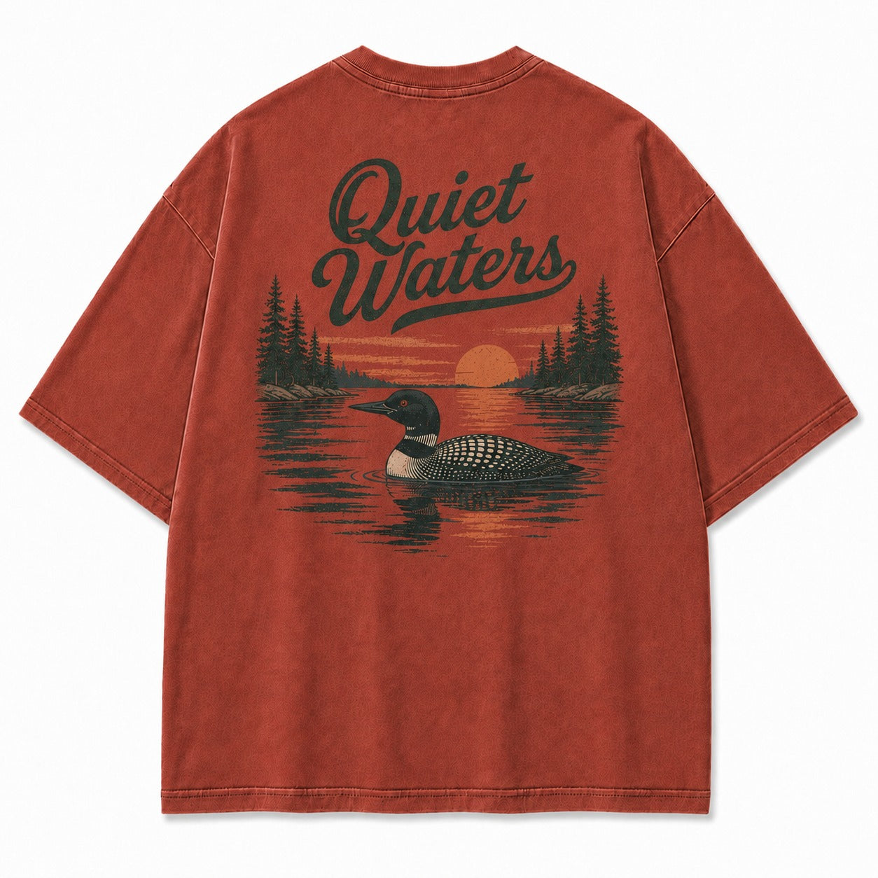 Quiet Waters Loon Graphic Tee
