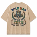 Wild Dad Skull Legend Washed T-Shirt