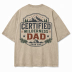Certified Wilderness Dad Washed T-Shirt