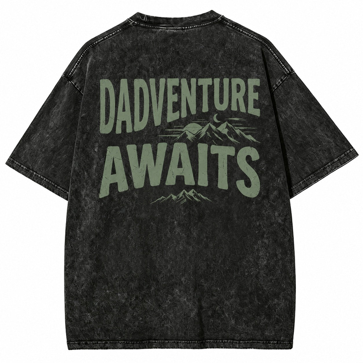 Adventure Begins With Dad Washed T-Shirt