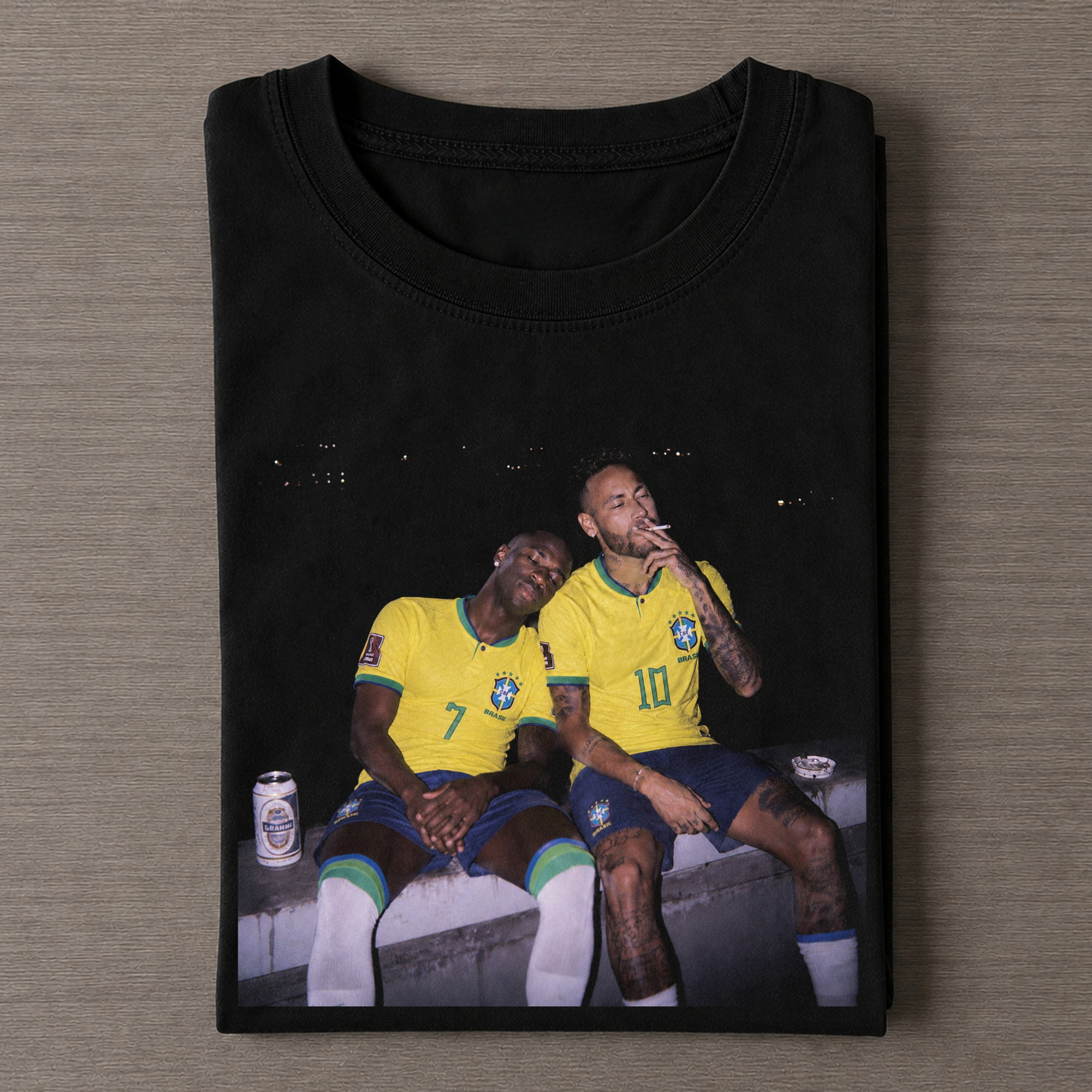 Neymar & Vinícius Júnior Vintage T-shirt