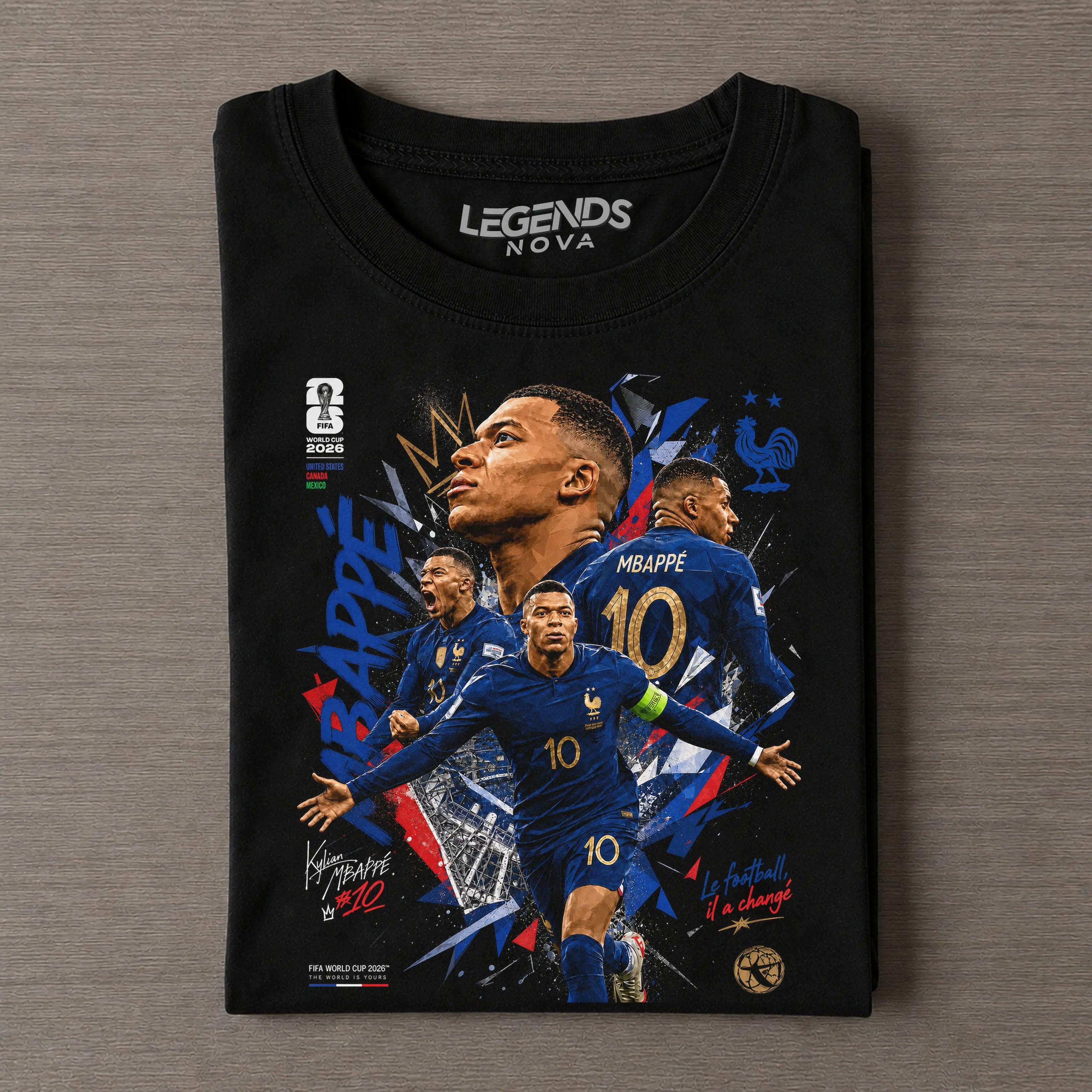 Kylian Mbappé France 2026 World Cup Vintage T-Shirt