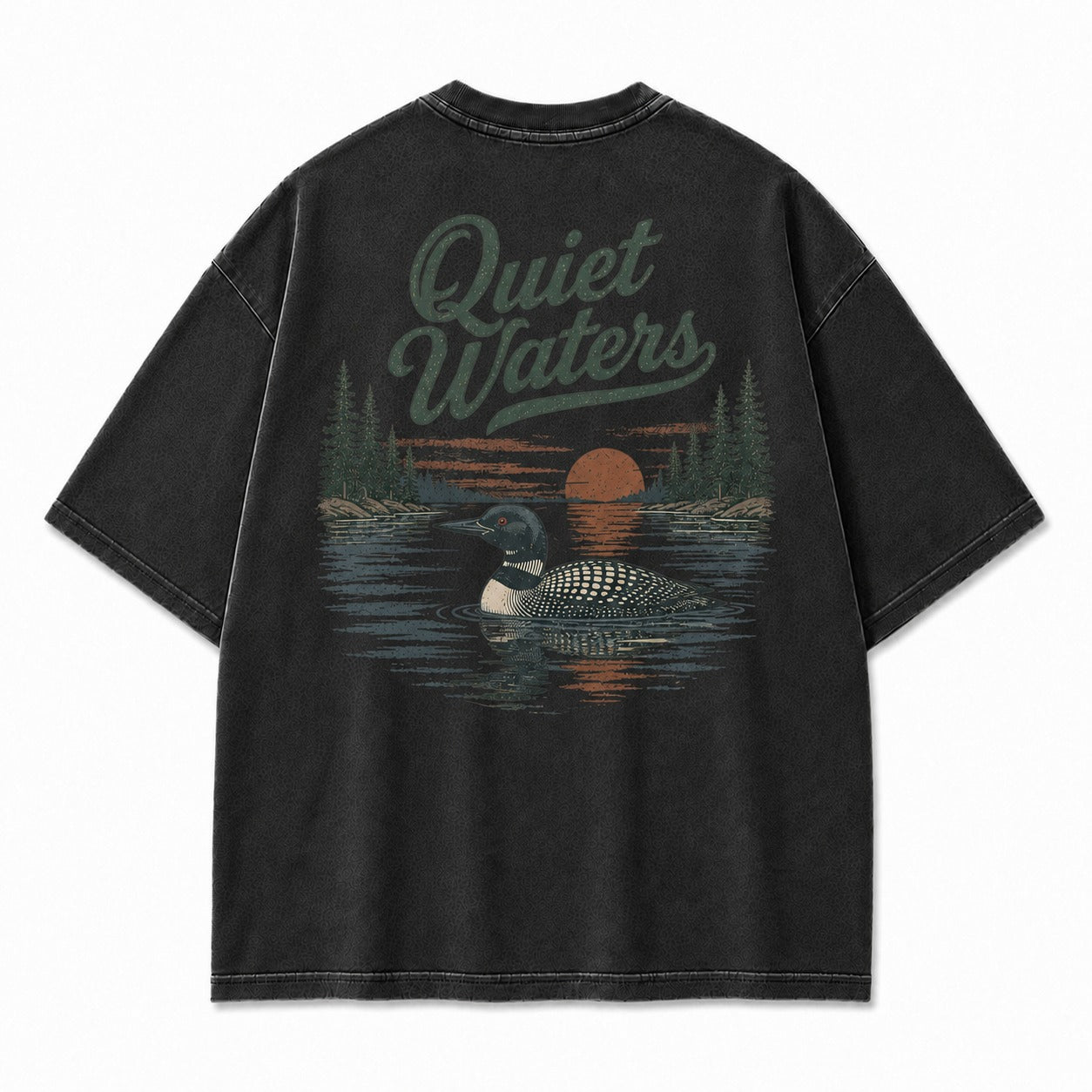Quiet Waters Loon Graphic Tee