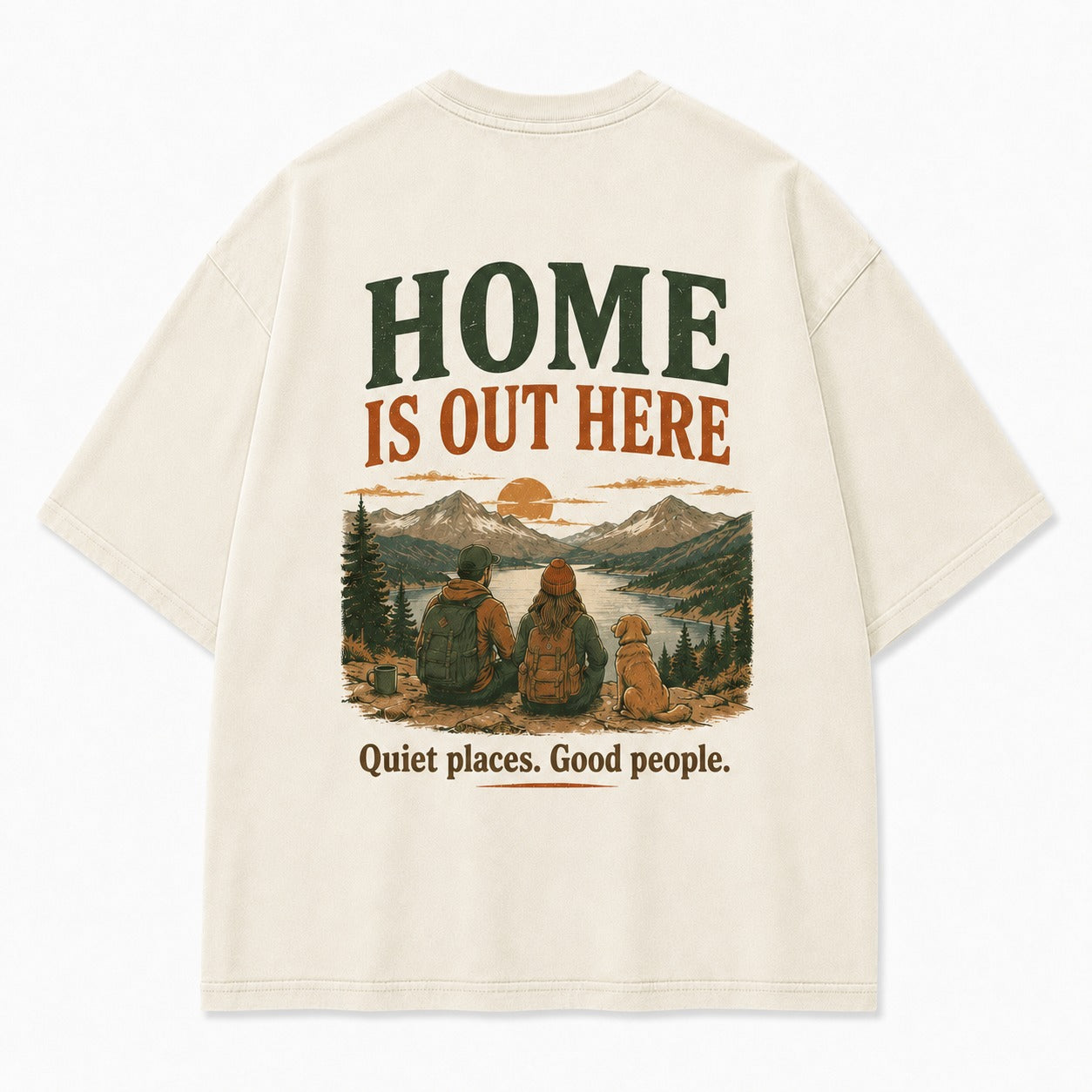 Home Is Out Here With You Tee