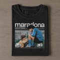 Diego Maradona D10S Eternal Family Love Vintage Tee
