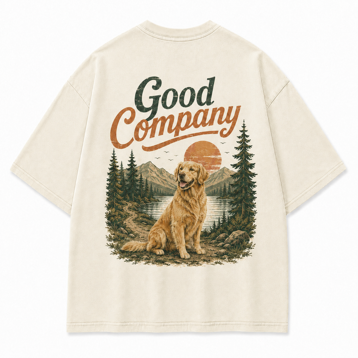Where Good Company Comes with Four Paws Tee