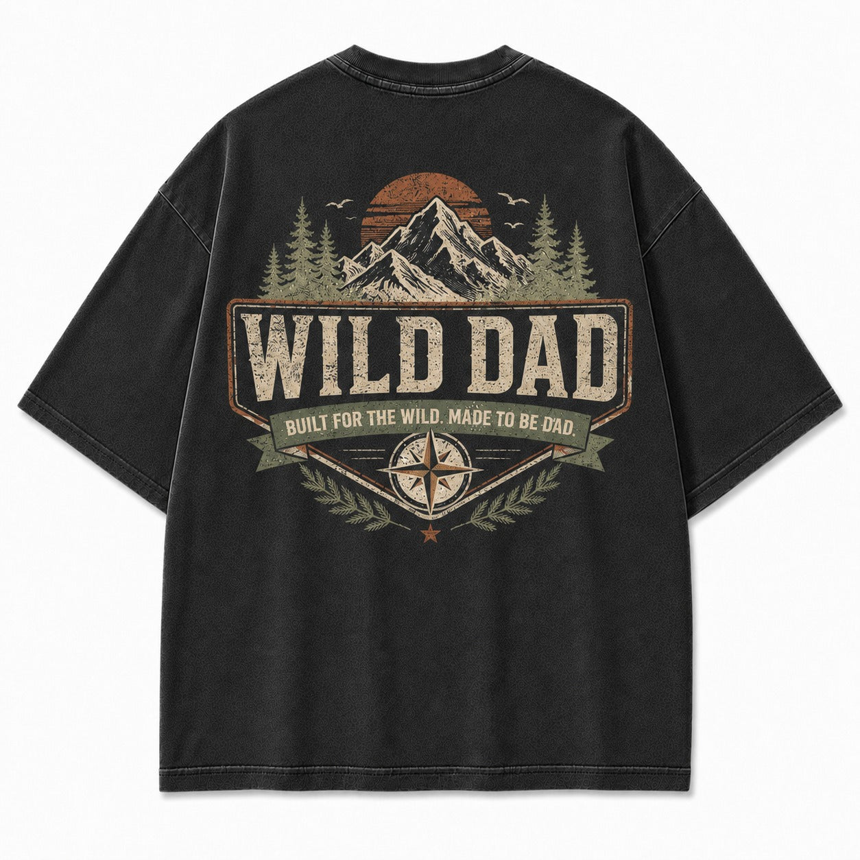 Wild Dad Adventure Washed T-Shirt