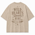 Where Wild Hearts Roam Mountain Graphic Tee