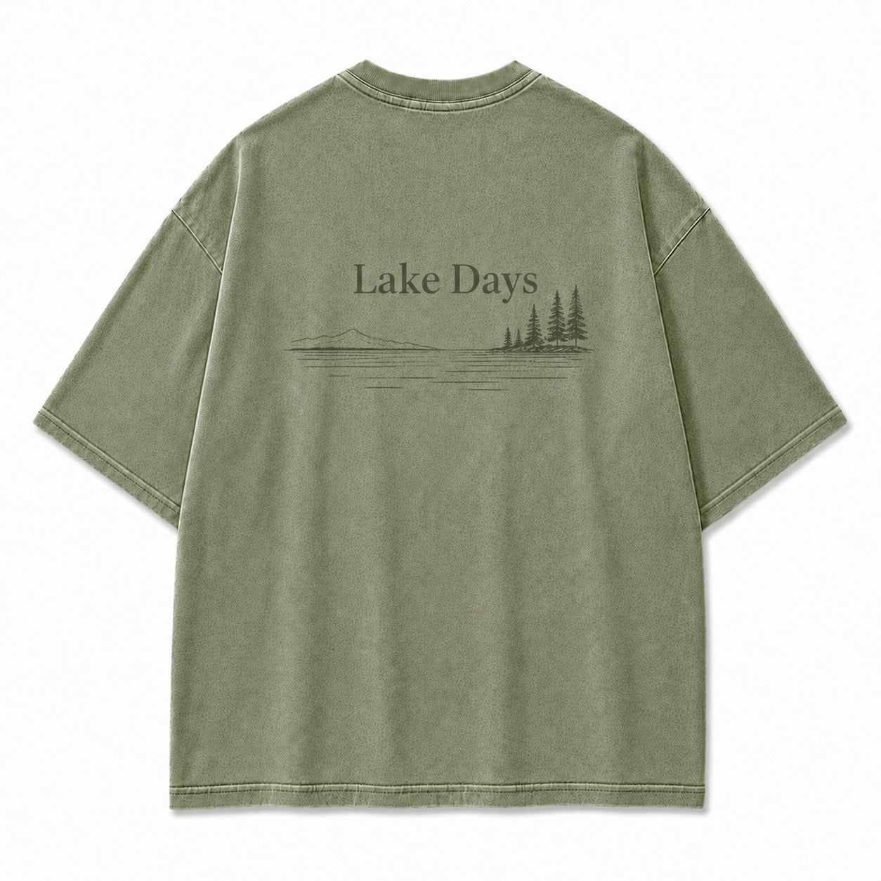 Where Quiet Lake Days Feel Simple and Free Tee