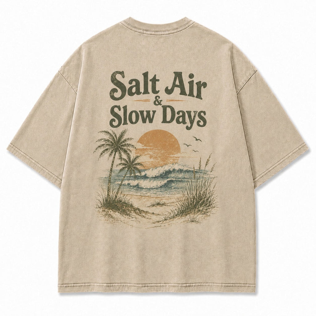Salt Air and Slow Days Tee