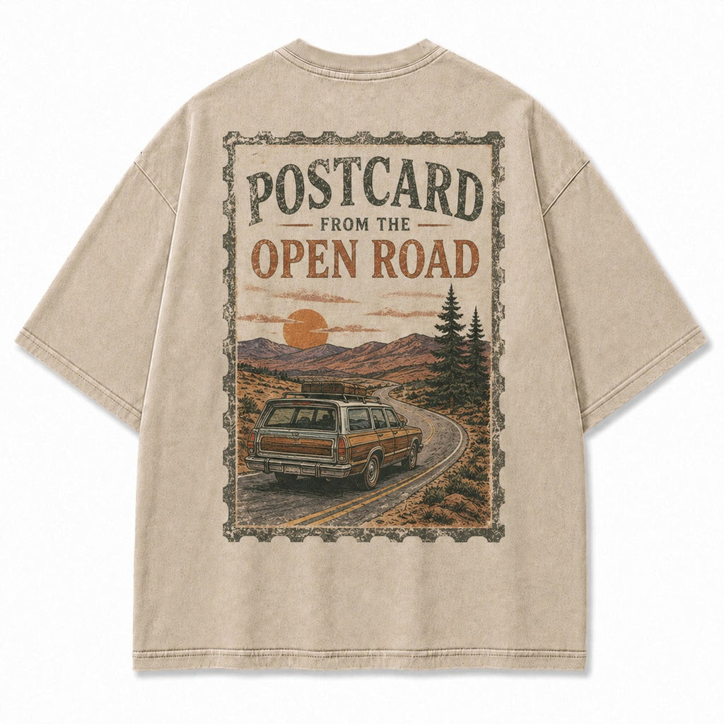 Postcard From the Open Road Tee