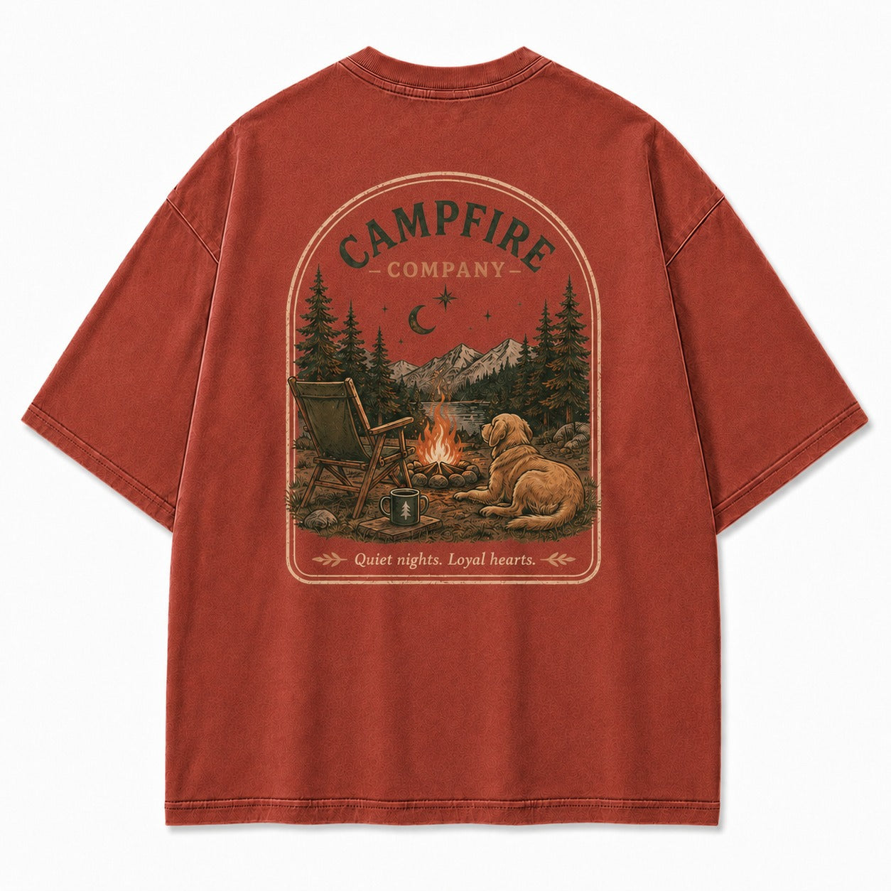 Campfire Company Dog Washed T-Shirt