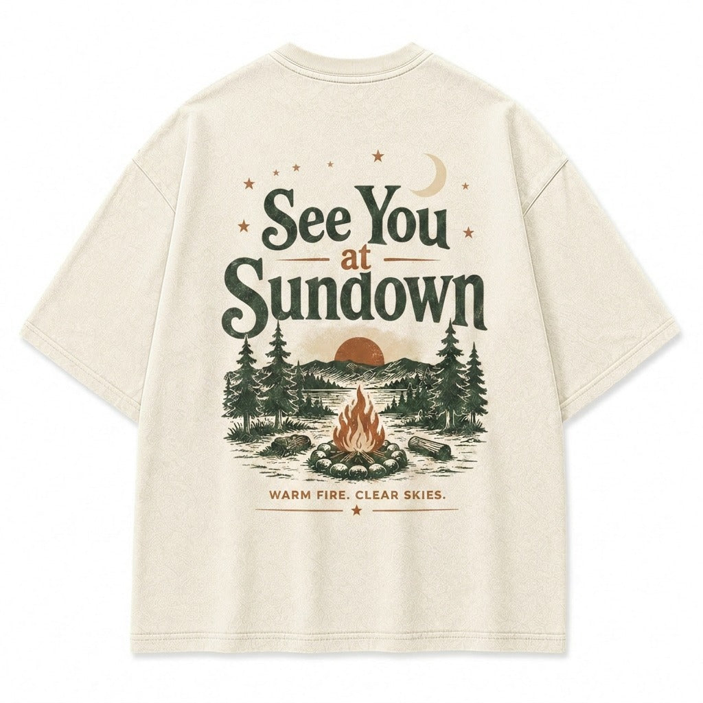 See You at Sundown Campfire Nights Graphic Tee