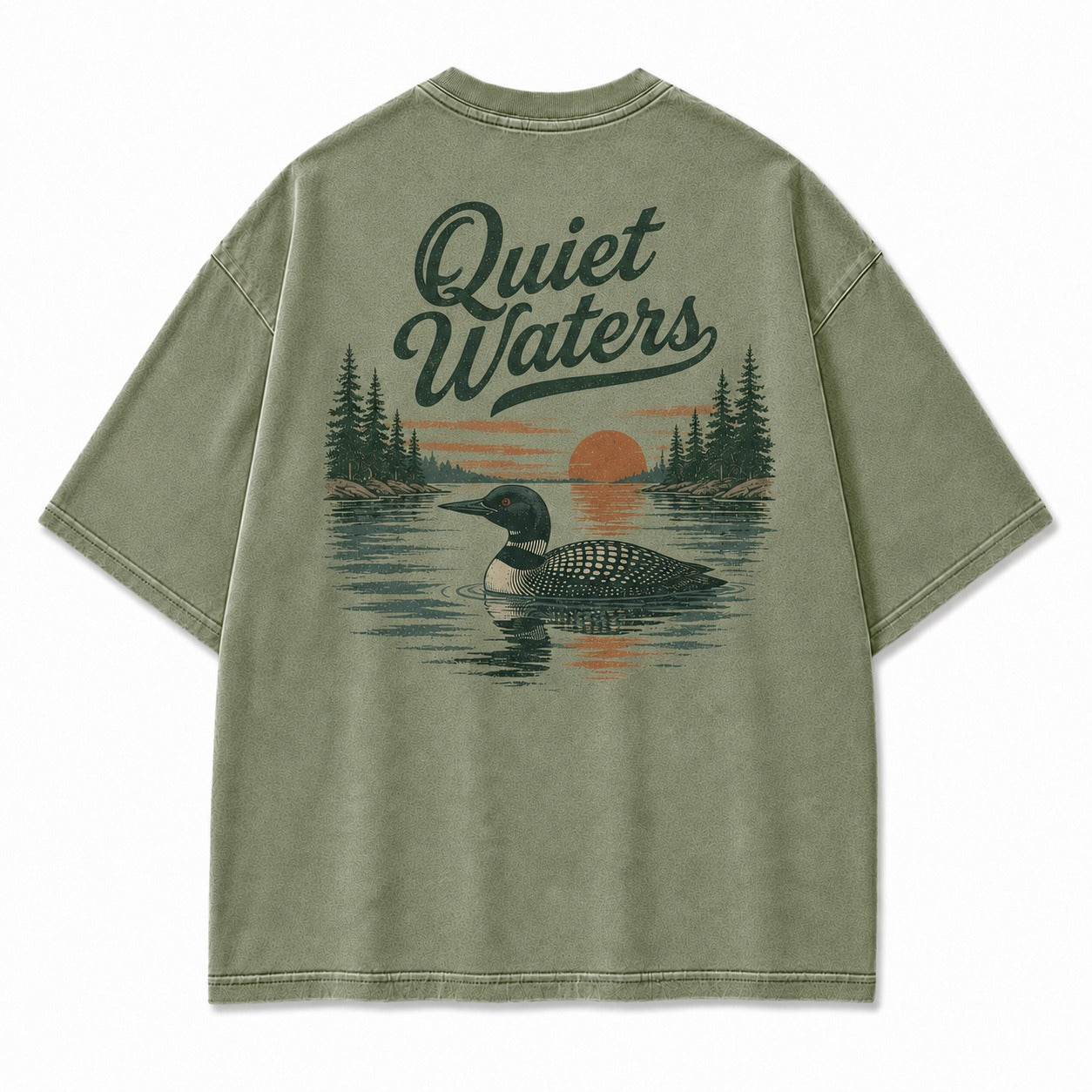 Quiet Waters Loon Graphic Tee