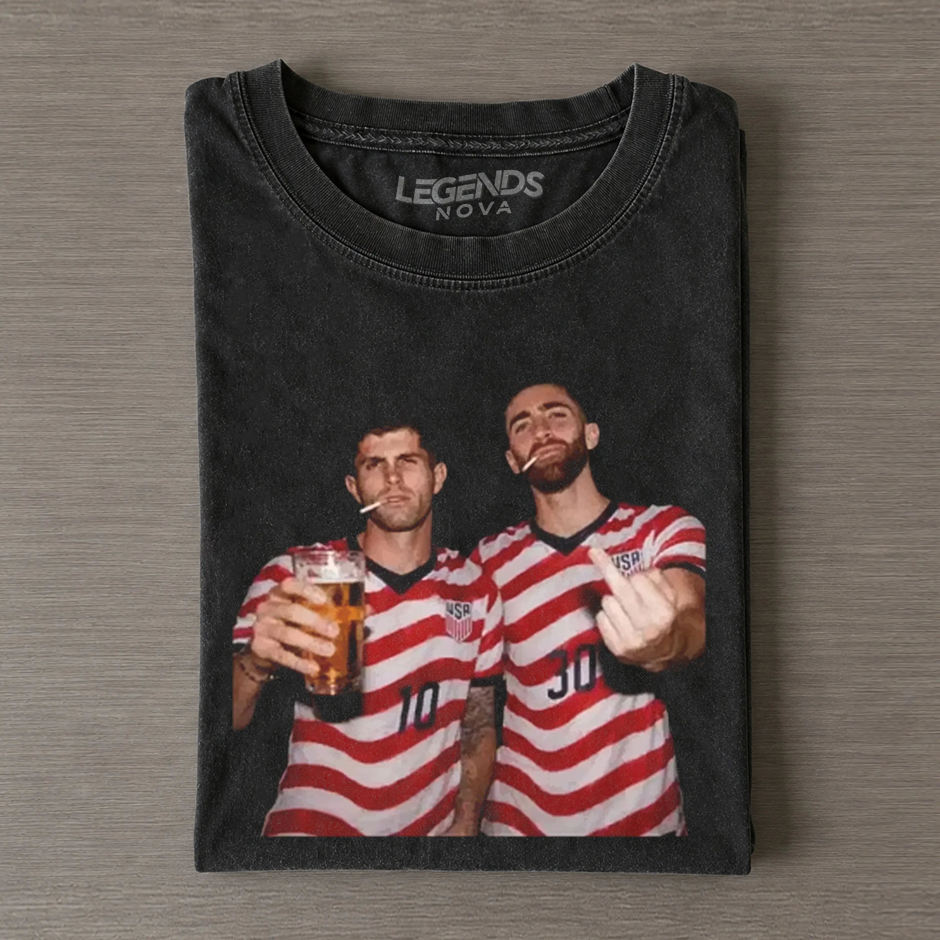 Christian Pulisic & Giovanni Reyna American Soccer Style Tee