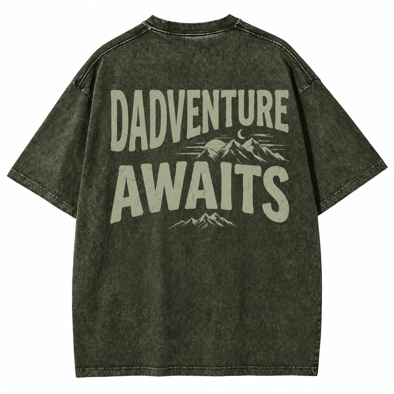 Adventure Begins With Dad Washed T-Shirt