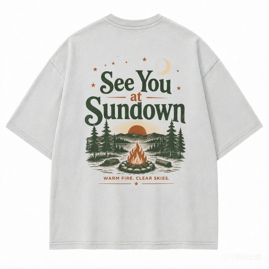 See You at Sundown Campfire Nights Graphic Tee