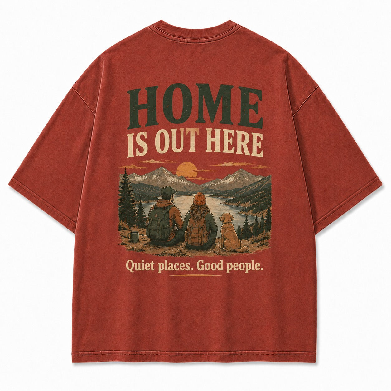 Home Is Out Here With You Tee