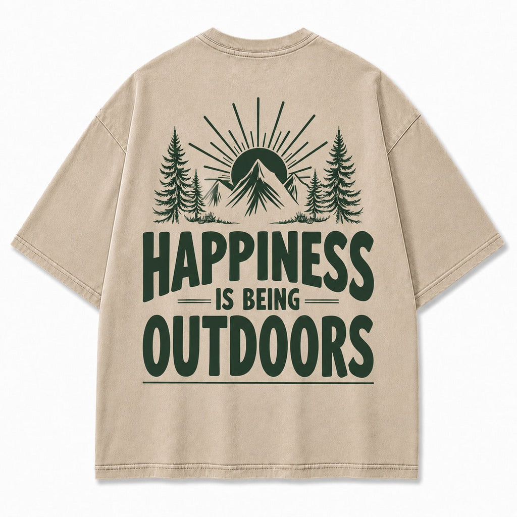 Happiness Lives Outside Tee