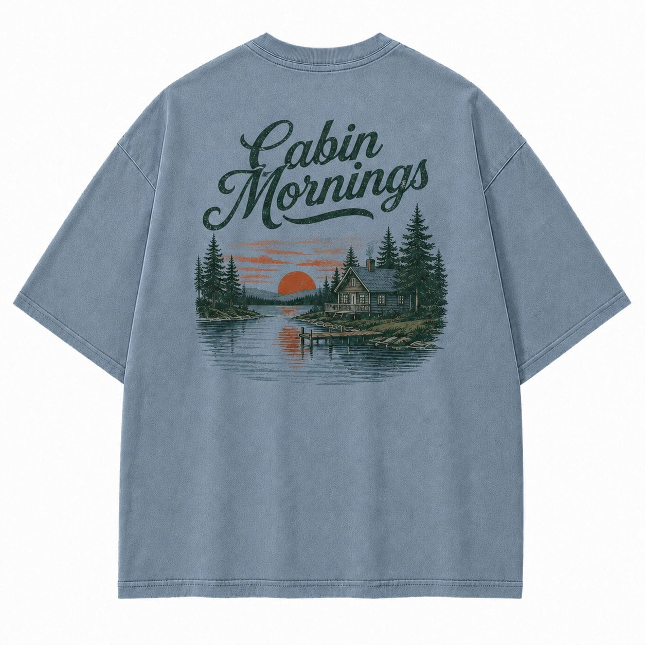Cabin Mornings by the Lake Tee