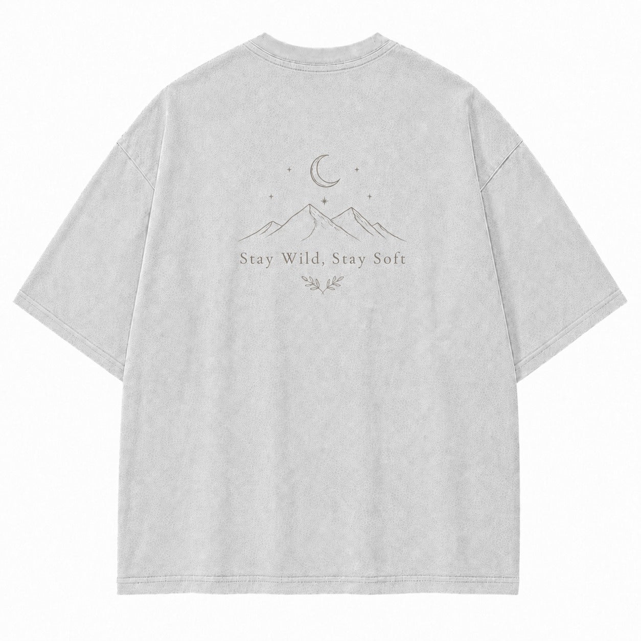 Stay Wild, Stay Soft Minimalist Mountain Tee