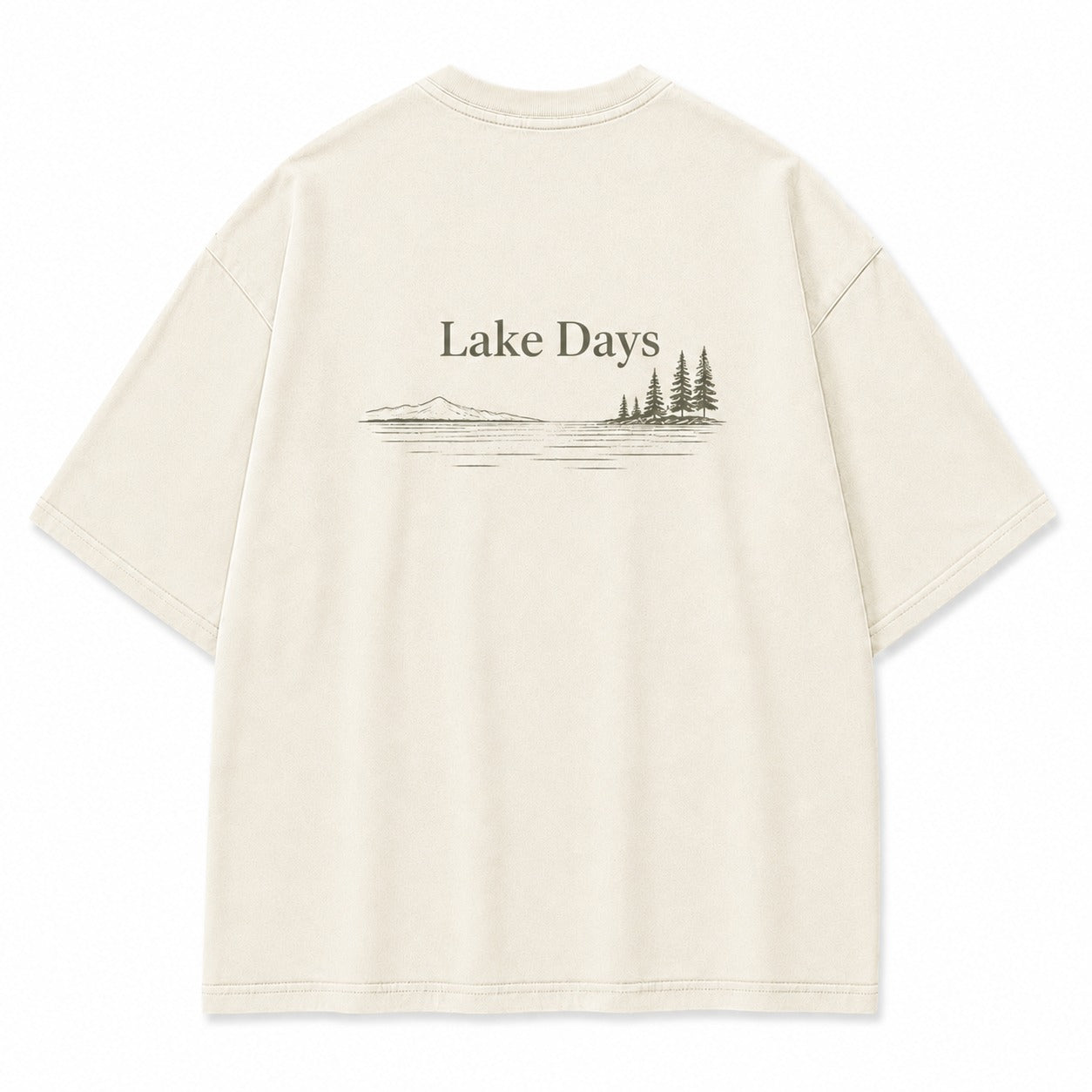 Where Quiet Lake Days Feel Simple and Free Tee