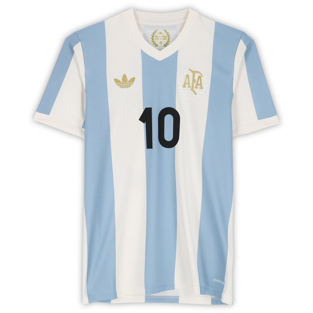 Lionel Messi Argentina National Team Autographed Fanatics Authentic 2024-25 50th Anniversary Home Jersey - FIFA Hologram