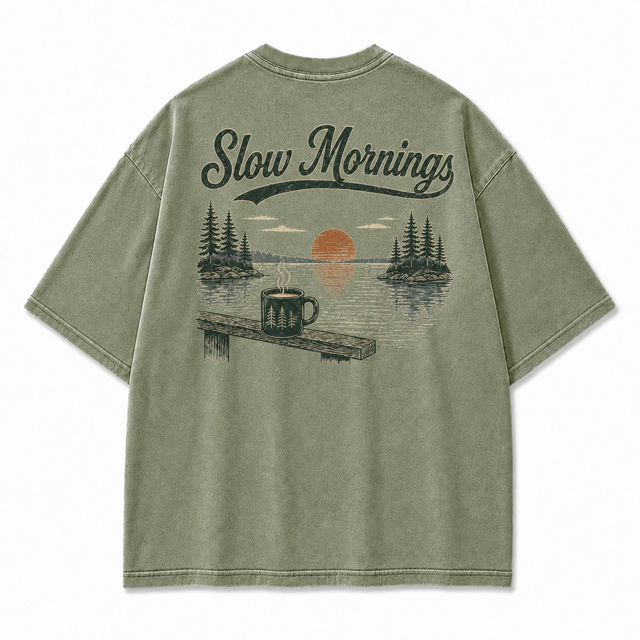 Slow Mornings by the Lake Tee
