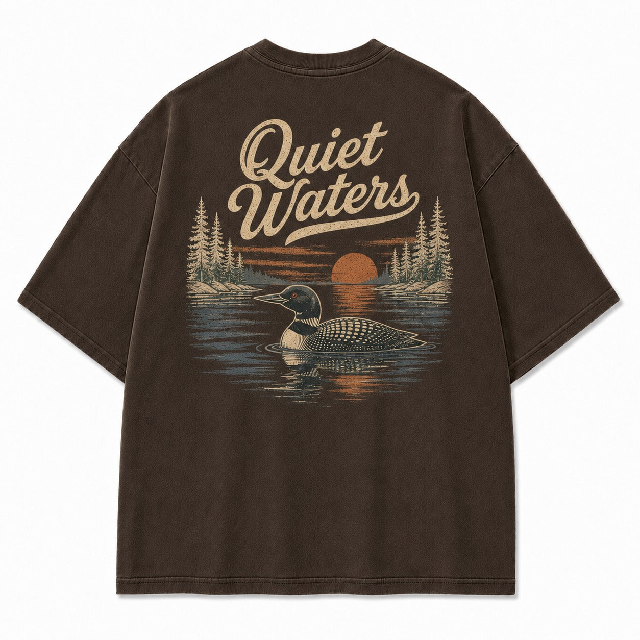 Quiet Waters Loon Graphic Tee