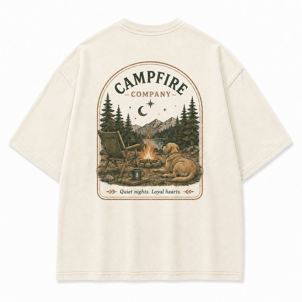 Campfire Company Dog Washed T-Shirt