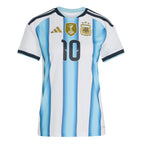 Lionel Messi Argentina National Team Women's 2026 Home Replica Jersey - White