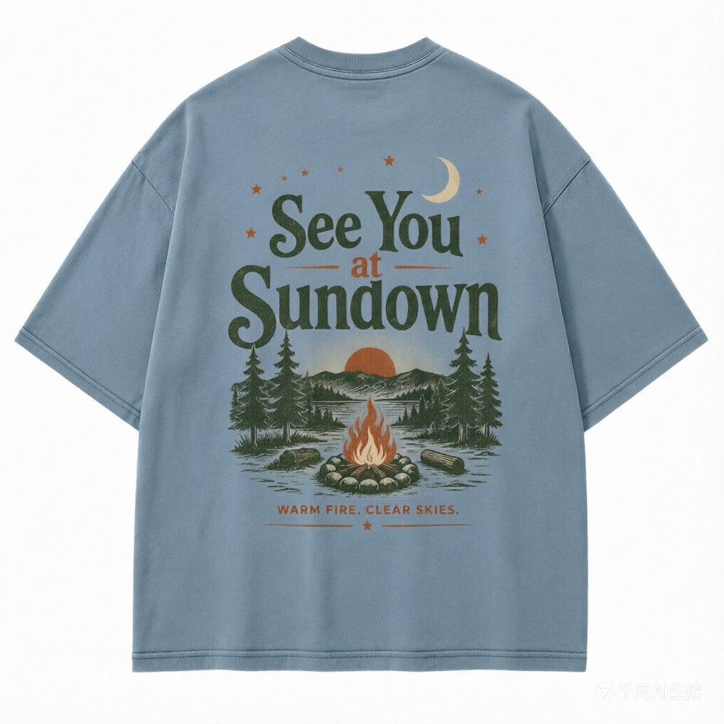 See You at Sundown Campfire Nights Graphic Tee