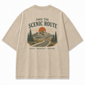 Where the Scenic Route Turns Miles into Memories Tee