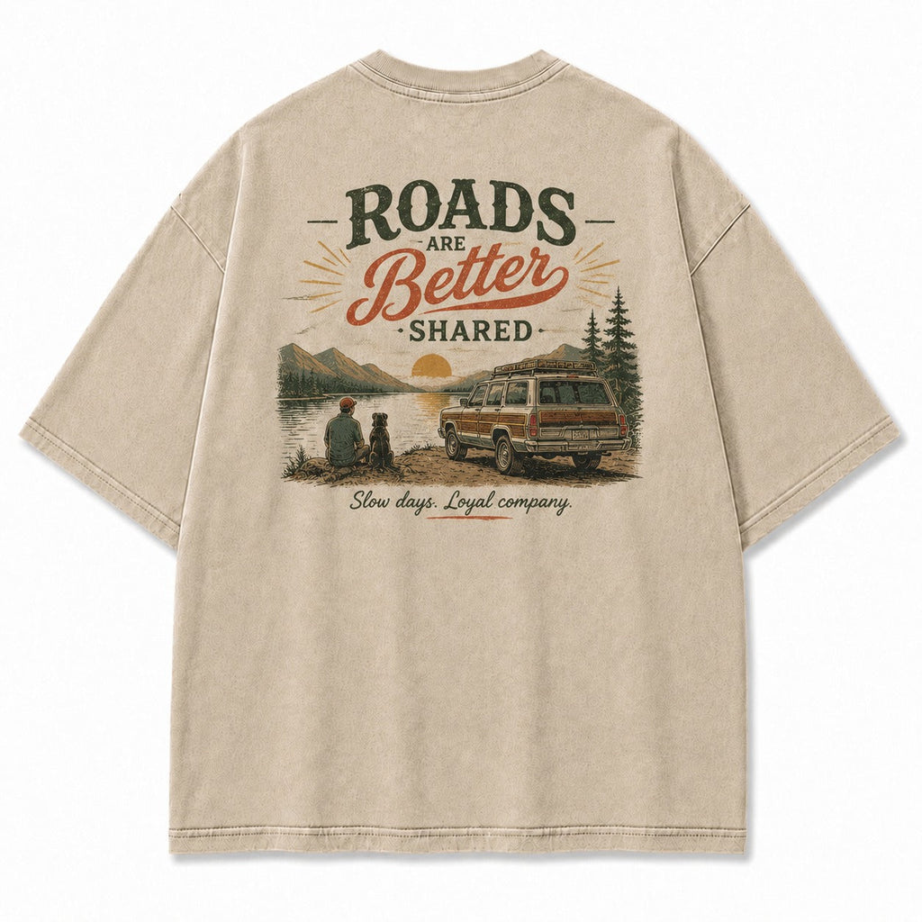 Roads Are Better Shared Tee