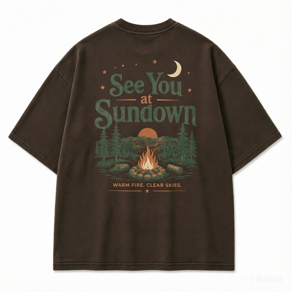 See You at Sundown Campfire Nights Graphic Tee