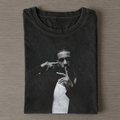 Michael Olise Black White Attitude Vintage Washed Tee