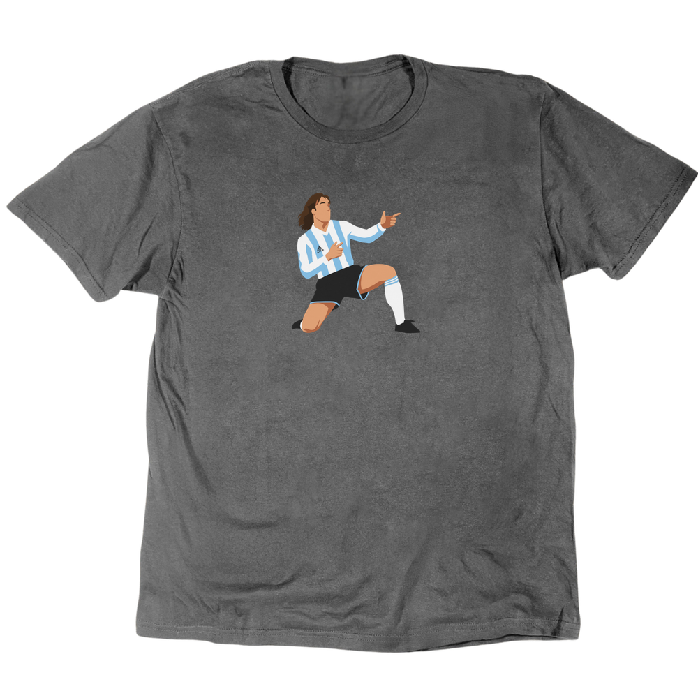 Icons Illustrated Batistuta T-Shirt