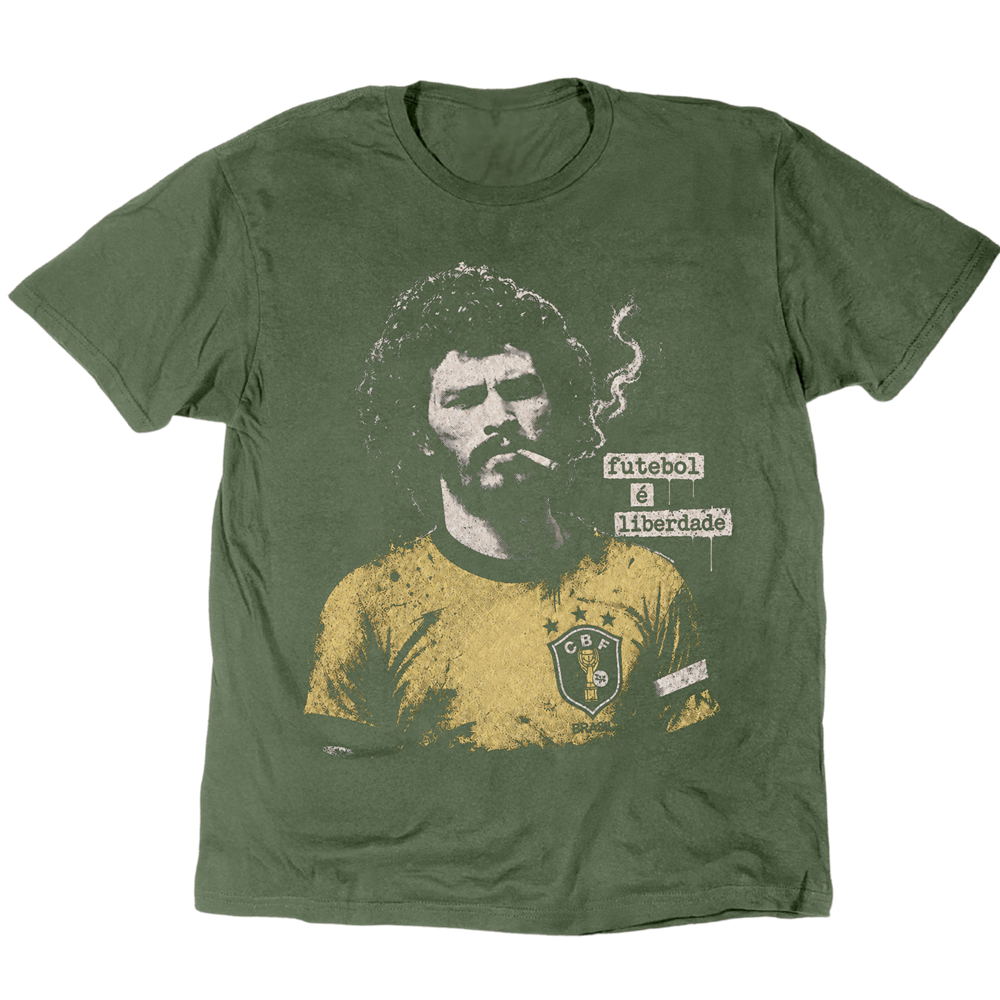 Doctor S¨®crates Futebol ¨¦ Liberdade T-Shirt