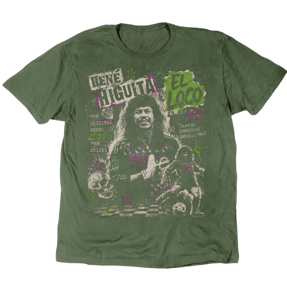 Ren¨¦ Higuita El Loco 1990 T-Shirt