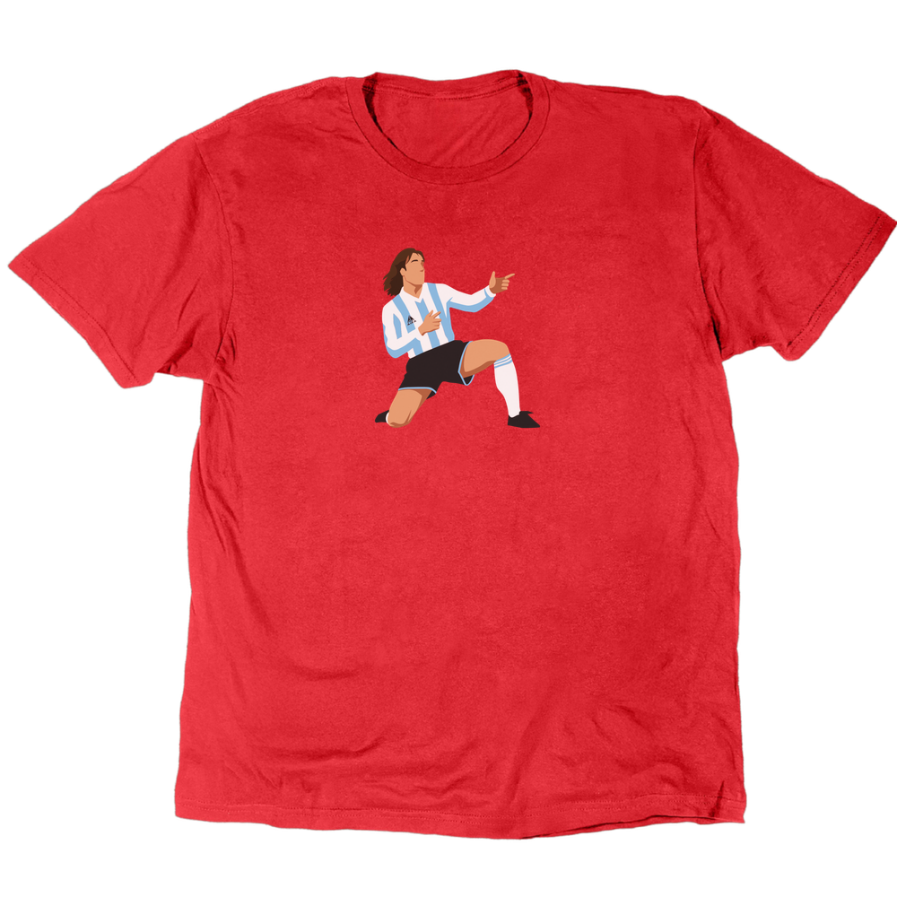 Icons Illustrated Batistuta T-Shirt