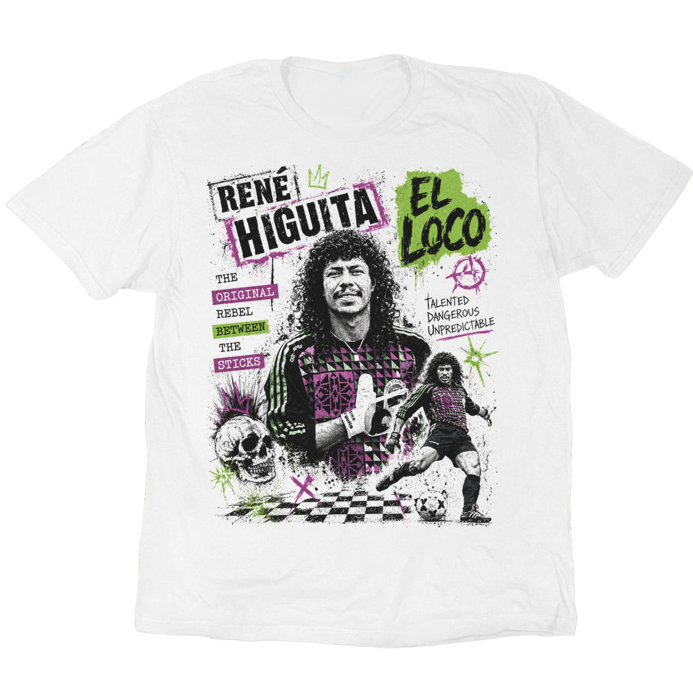 Ren¨¦ Higuita El Loco 1990 T-Shirt
