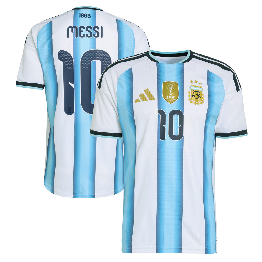 Lionel Messi Argentina National Team 2026 Home On-Field Jersey - White
