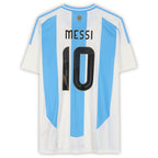 Lionel Messi Argentina National Team Autographed Fanatics Authentic 2024-25 Home Jersey