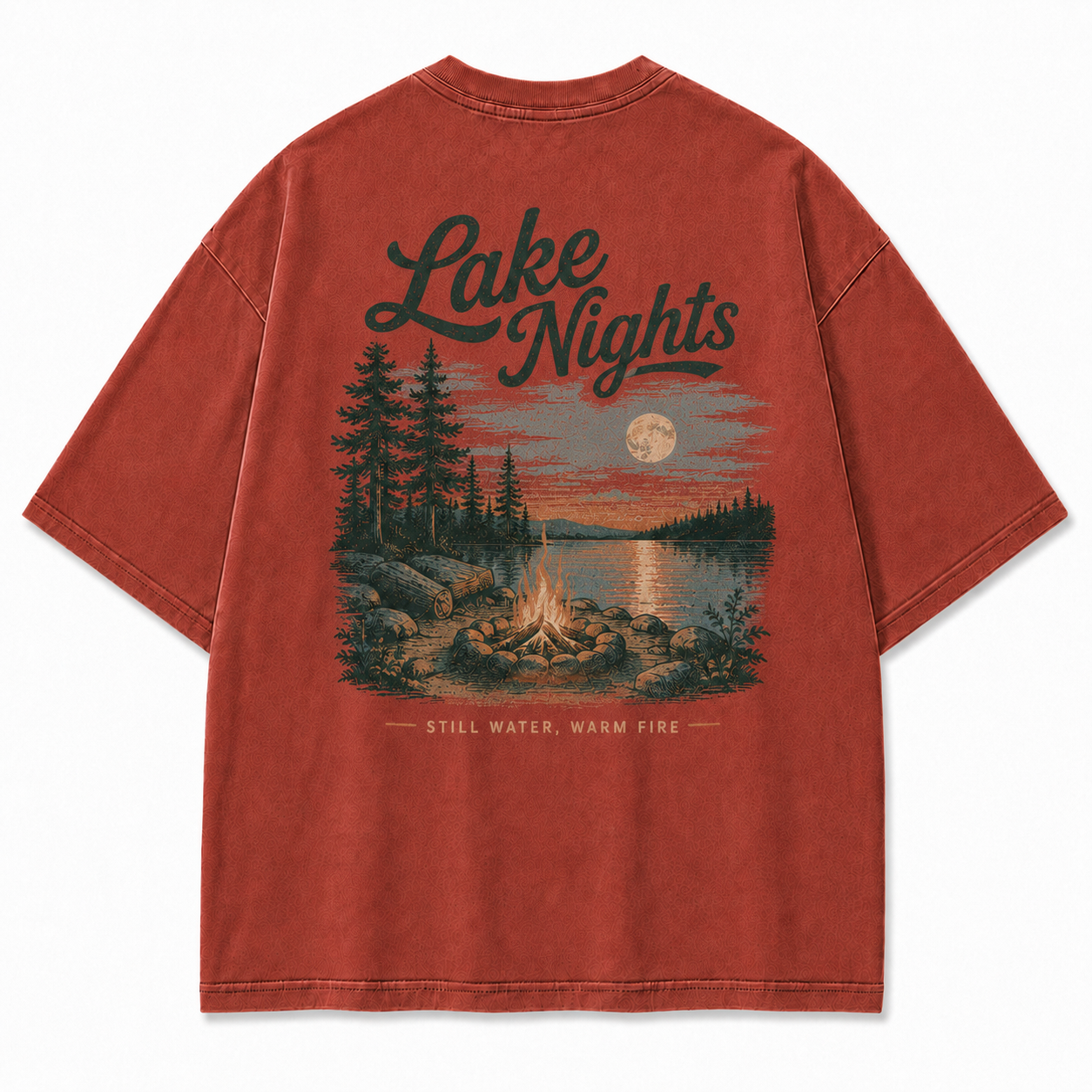 Where Lake Nights Feel Still, Warm, and Worth Remembering Tee