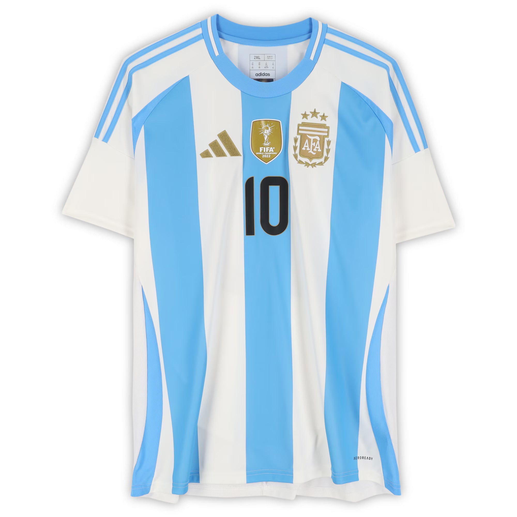 Lionel Messi Argentina National Team Autographed Fanatics Authentic 2024-25 Home Jersey