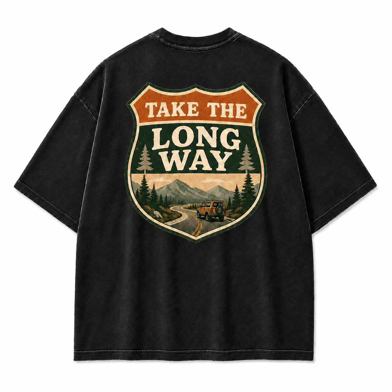 Take the Long Way Road Trip Tee